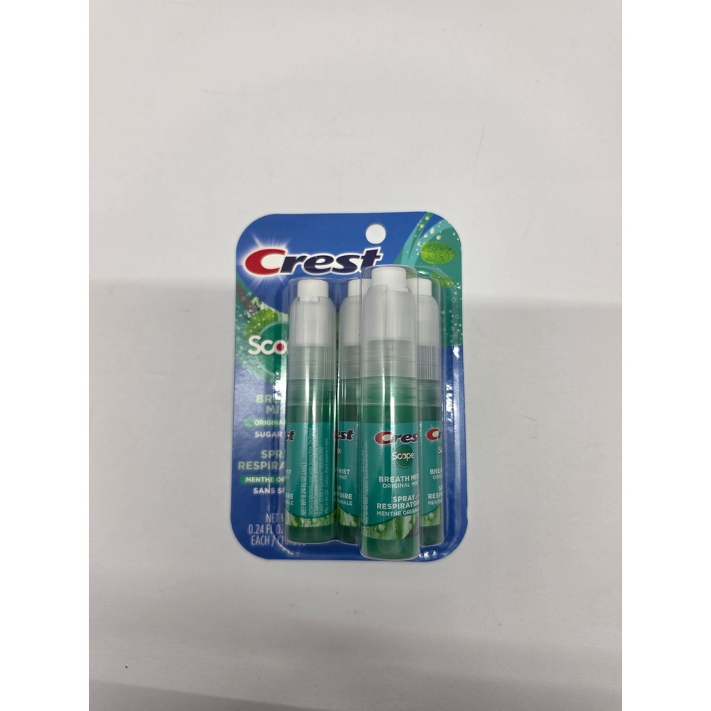 Crest Scope Breath Mist & Drops Bundle Mint Cinnamint Sugarโ Free 13 Total Units